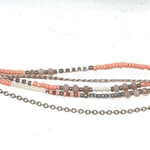 Multi-Strand Beaded Necklace‎